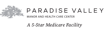 Paradise Valley logo with five star Medicare facility